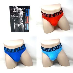 Calvin Klein Men's Underwear 3-Pack Hip Brief Intense Power Cotton NB2595917